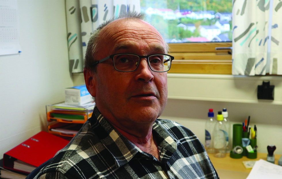 Avdelingsleder linje for kjemi ved Fagskolen i Troms, Jan Tore Eriksen, opplever stor interesse for et nytt studietilbud i prosessteknikk. FOTO: ALF FAGERHEIM.